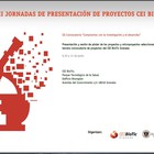 III JORNADAS DE PRESENTACIÓN DE PROYECTOS CEI BIOTIC