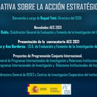 El ISCIII celebra este jueves una Jornada informativa sobre la Acción Estratégica en Salud 2021