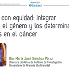 María José Sánchez, directora científica del ibs.GRANADA, en el Anuario de iSanidad 2025