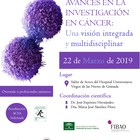 El ibs.GRANADA organiza la Jornada sobre Avances en la Investigación en Cáncer