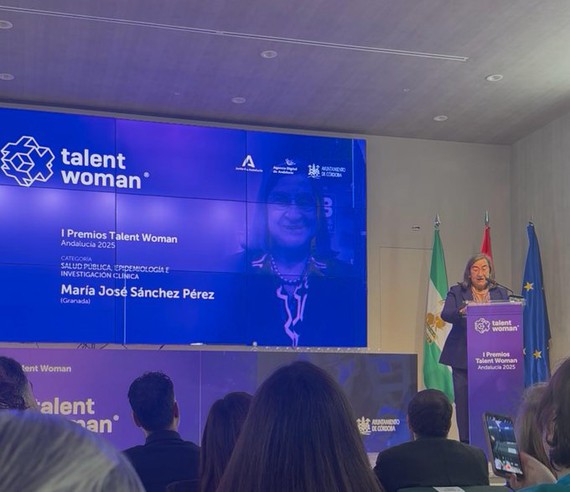 Premio Talent Woman Andalucía 2025 para la directora científica del ibs.GRANADA María José Sánchez en Salud Pública